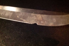 Pocket Knife Blade Repair Before